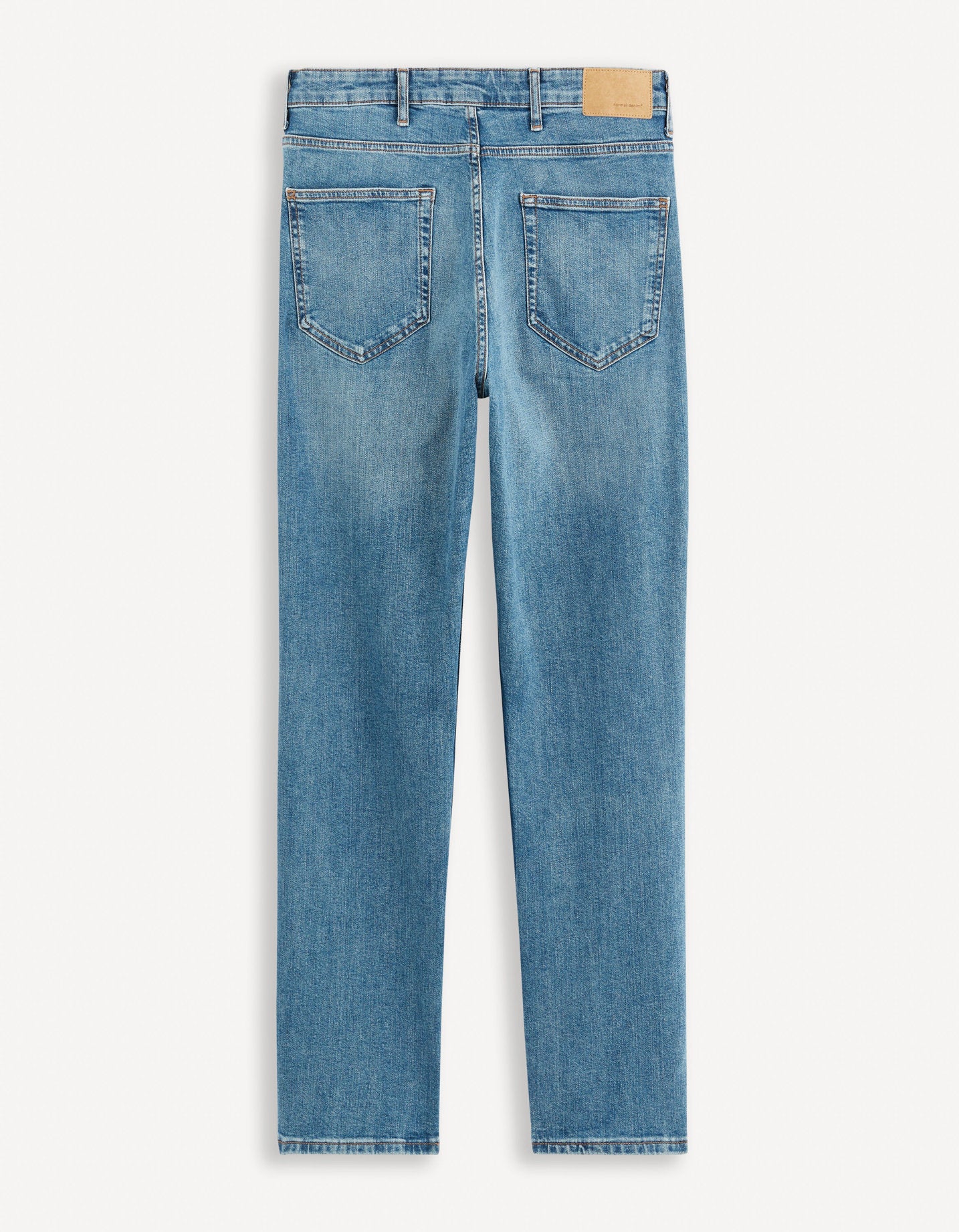 C15 Straight Jeans 3 Lengths Stretch - Double Stone_FOBASE15_DOUBLE STONE_06