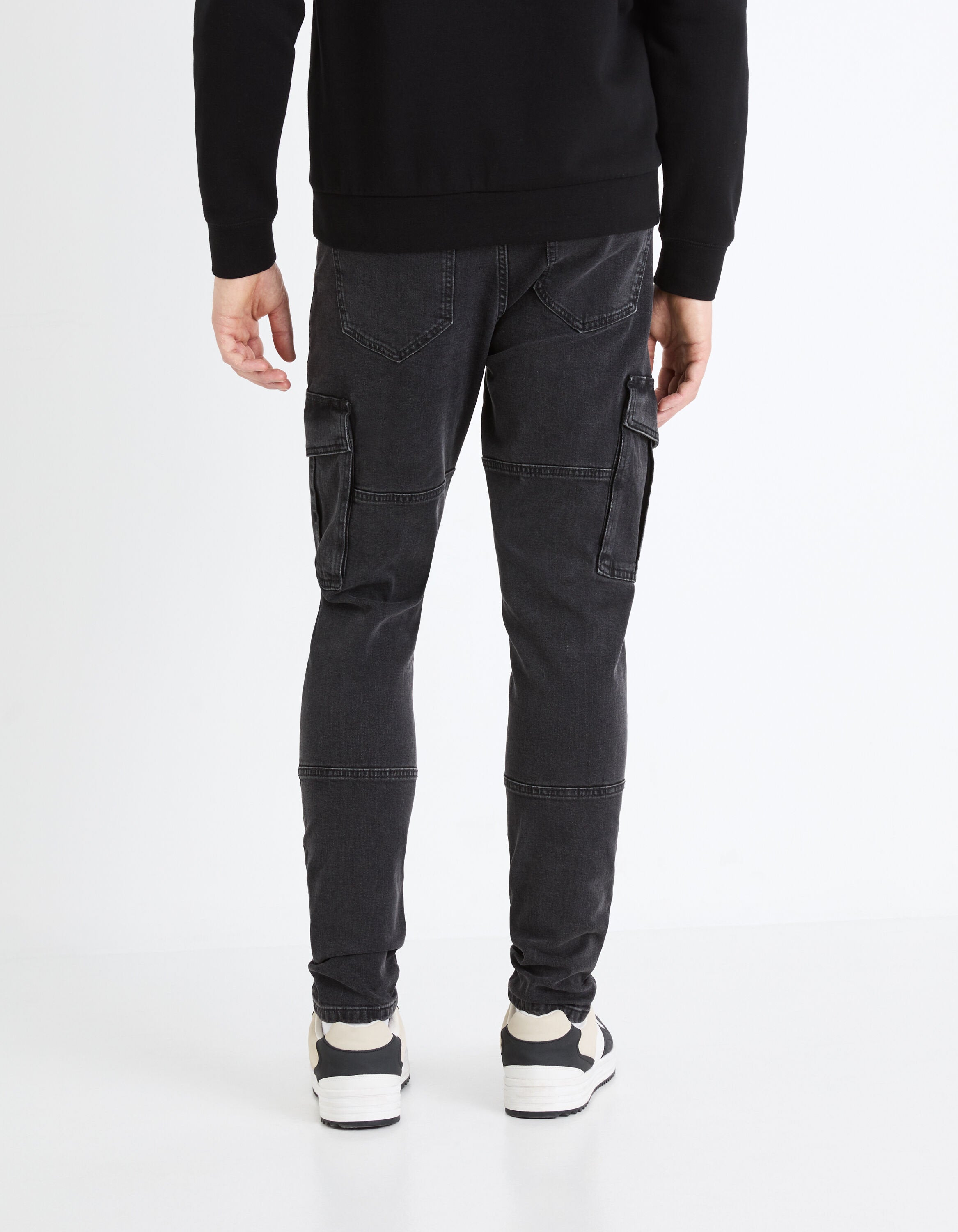 C45 Stretch Skinny Jeans_FOCODY_NOIR_04