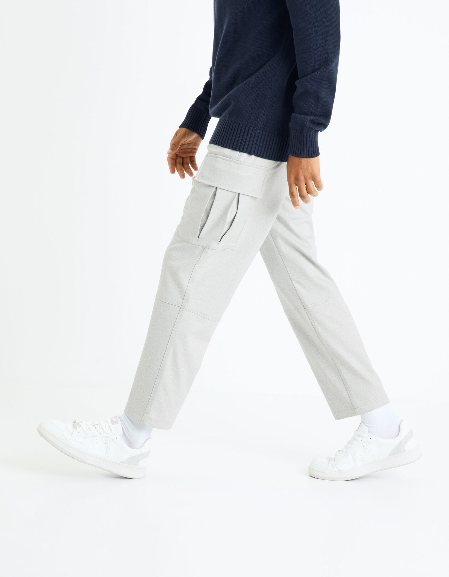 Cargo Pants - Gray_FODREAM_GRIS CLAIR_05