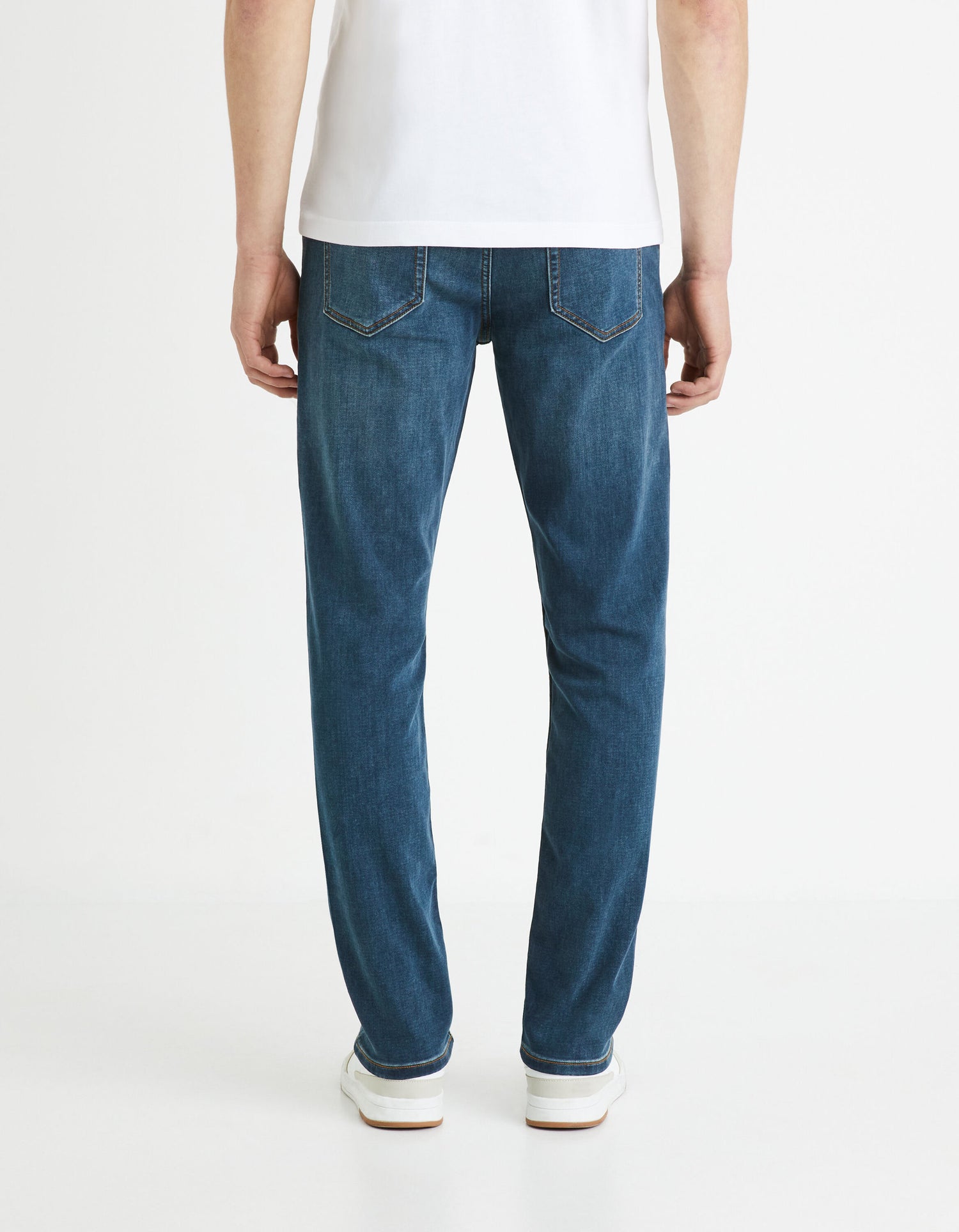 C15 Straight Jeans 3 Lengths Stretch - Double Stone_FOKLO15_DOUBLE STONE_04