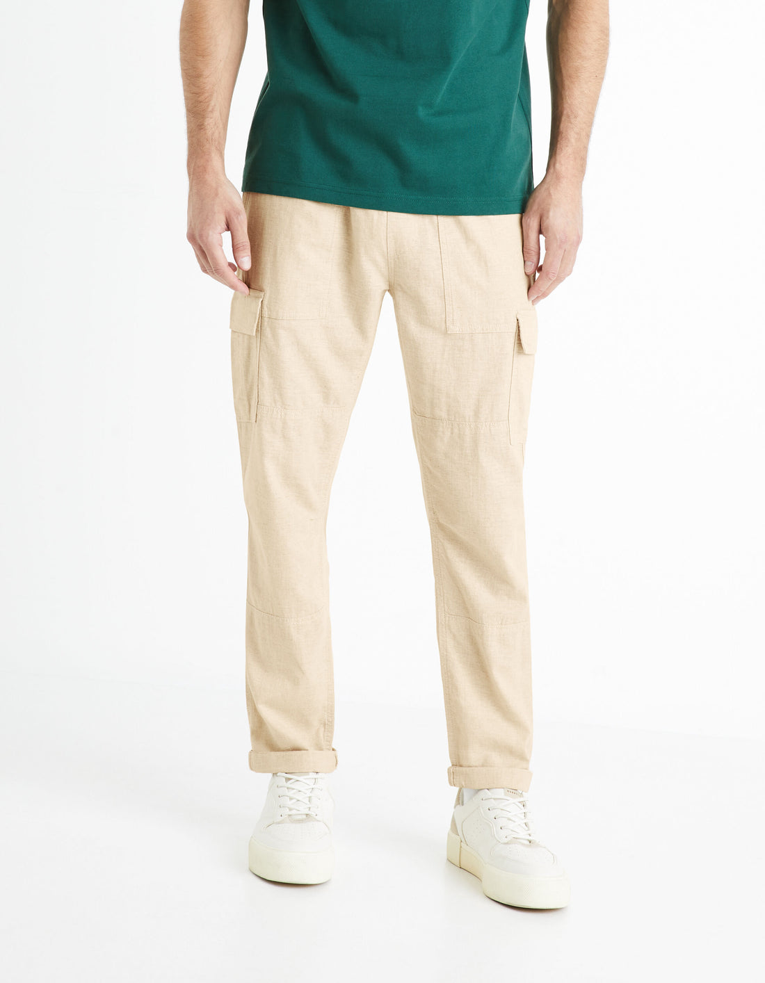 Cargo Pants - Natural_FOLENNY_NATUREL_01