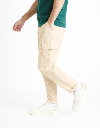 Cargo Pants - Natural_FOLENNY_NATUREL_05