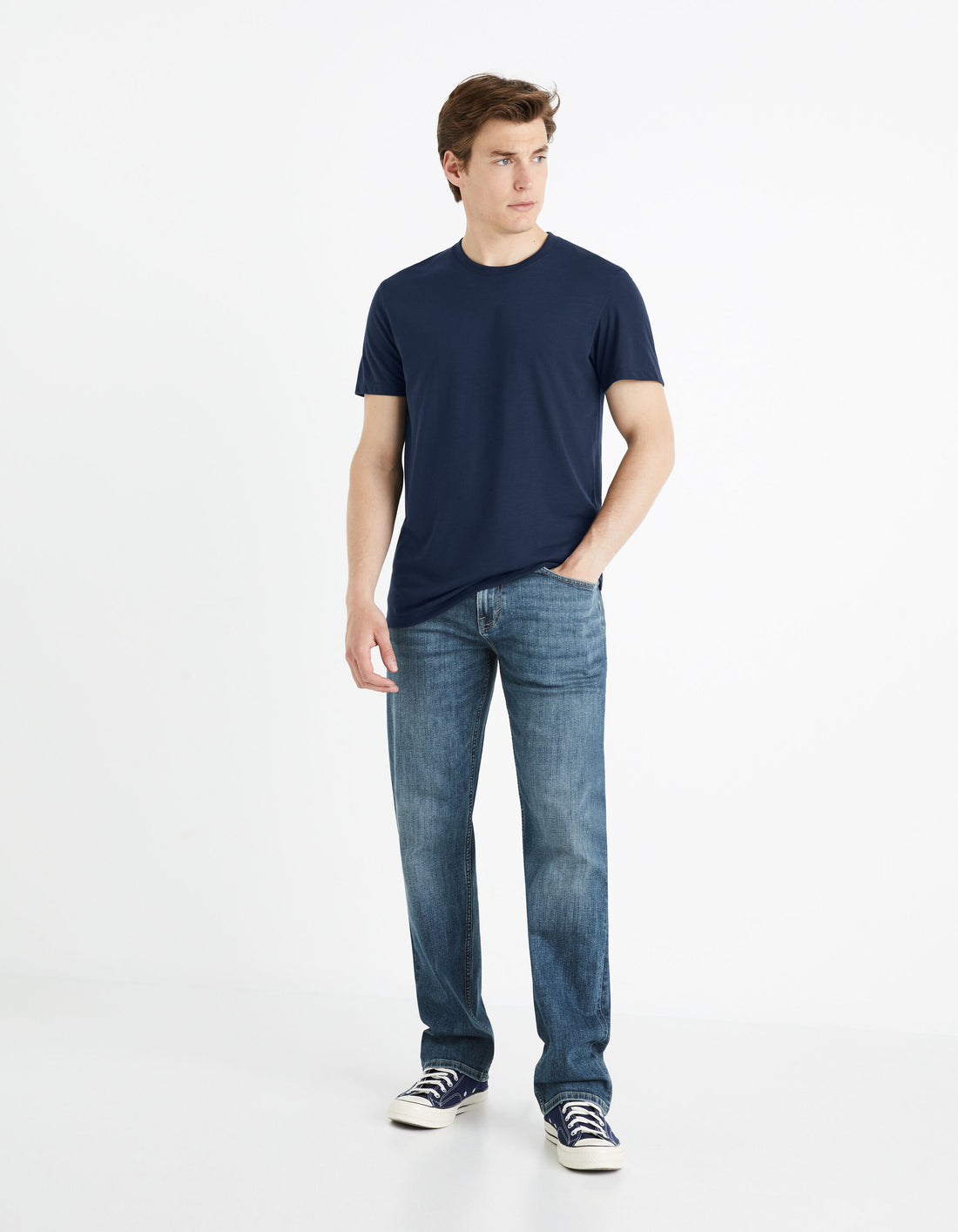 Regular C5 3-Length Stretch Jeans_FORUM5_STONE_03