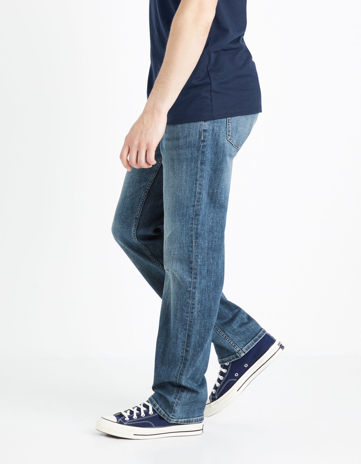 Regular C5 3-Length Stretch Jeans_FORUM5_STONE_05