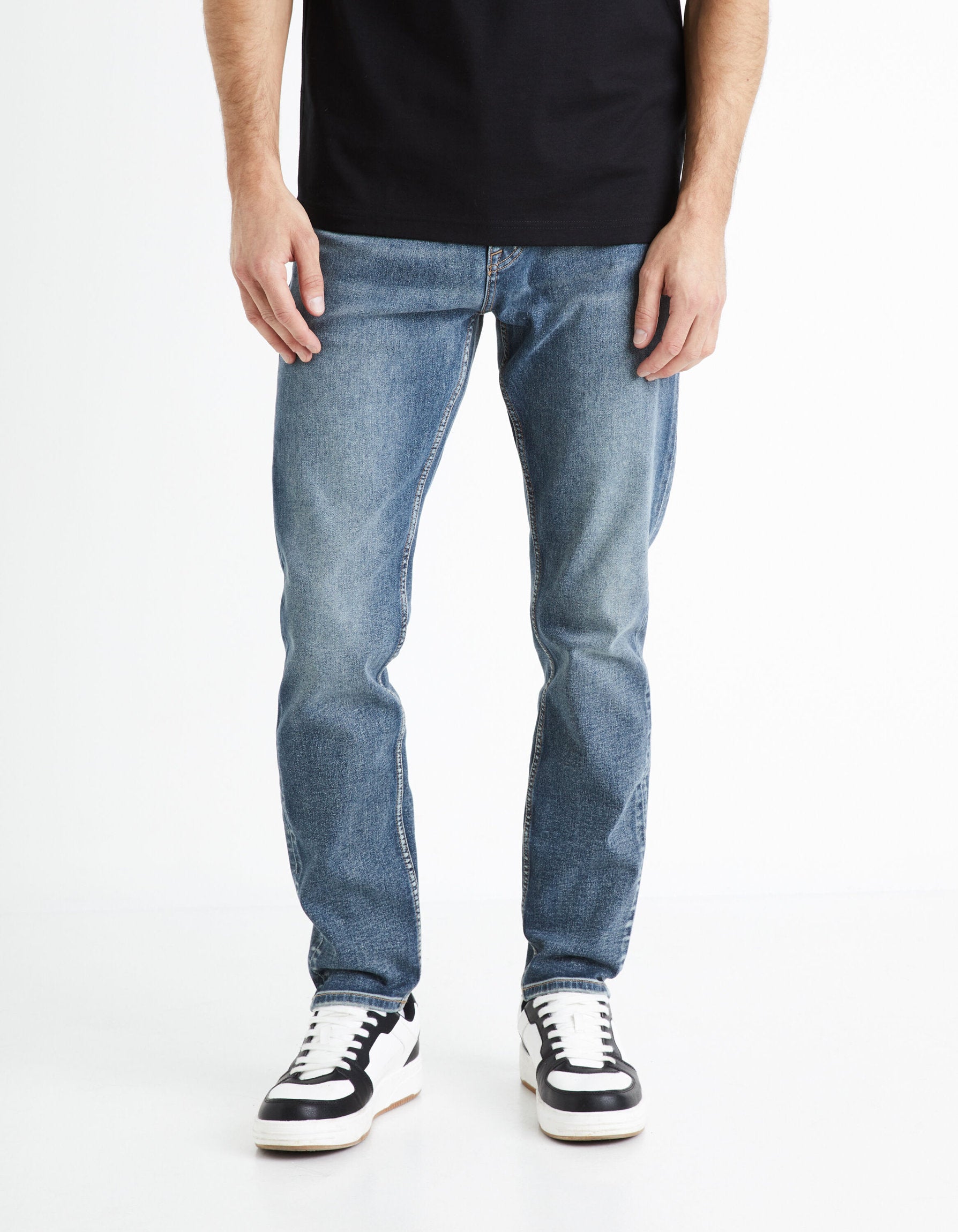 C25 Slim Stretch Jeans_FOSLIM_DOUBLE STONE_01