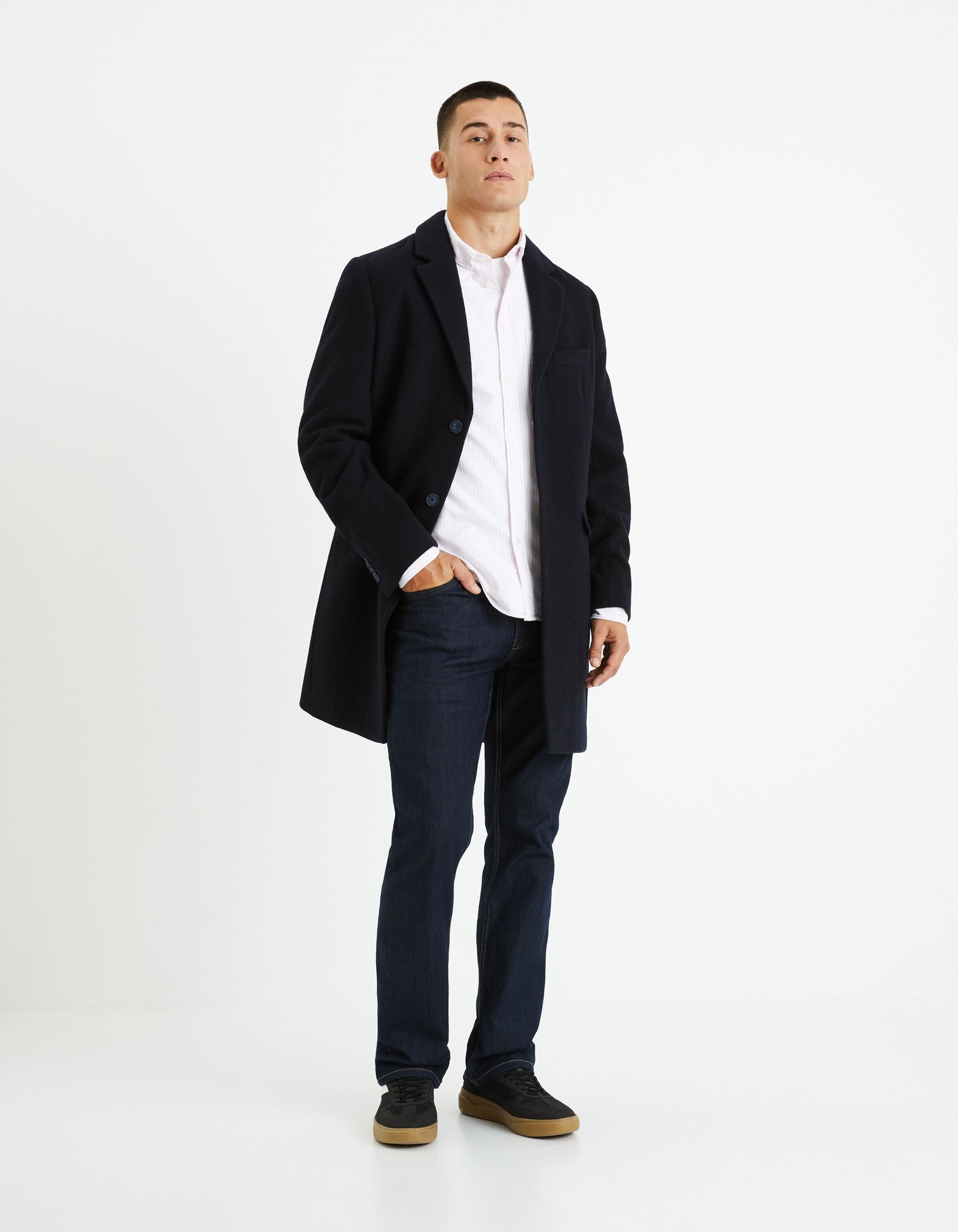 Wool Blend Coat_FUBELLO_NAVY_02