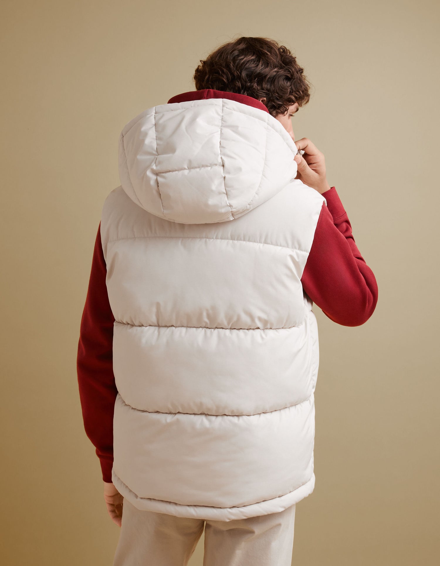 Sleeveless Down Jacket_FUBIANCO_BEIGE_04