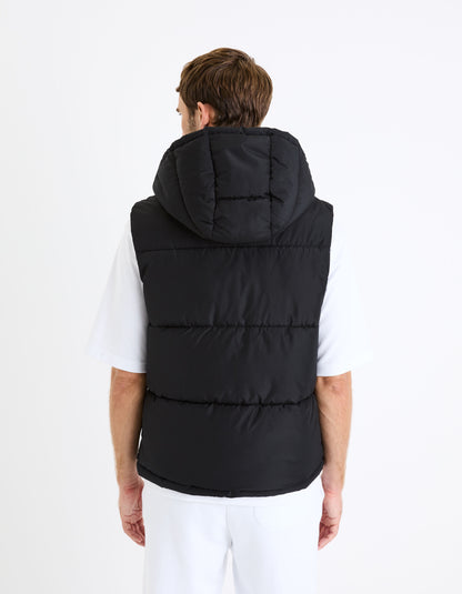 Sleeveless Down Jacket_FUBIANCO_BLACK_04