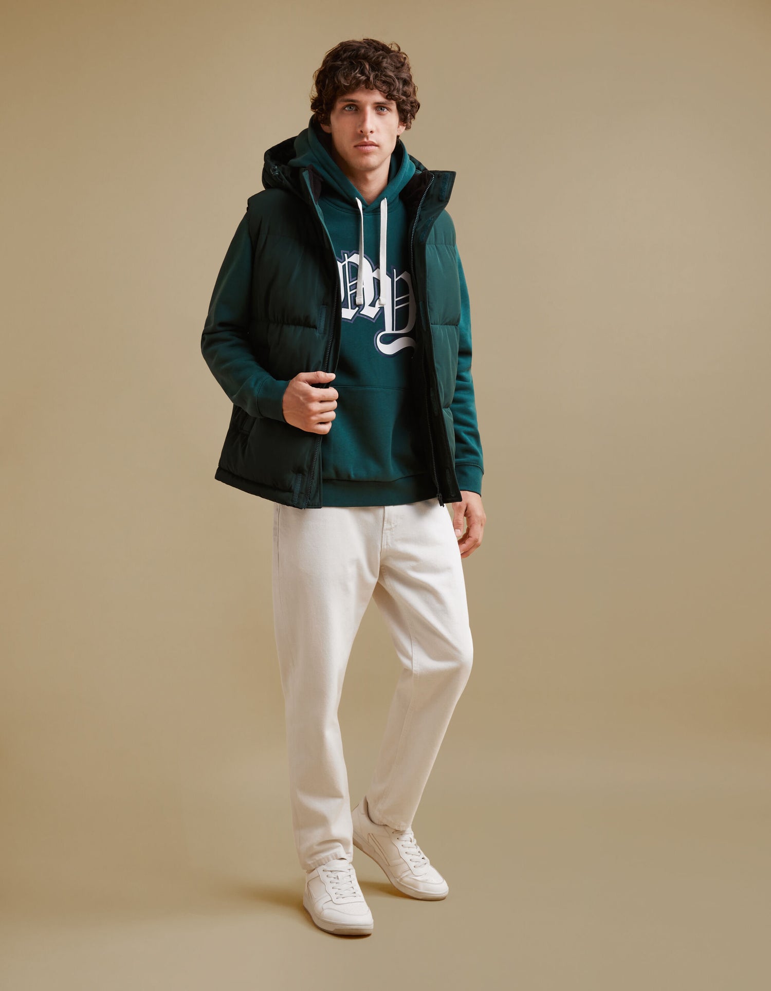 Sleeveless Down Jacket_FUBIANCO_GREEN_03