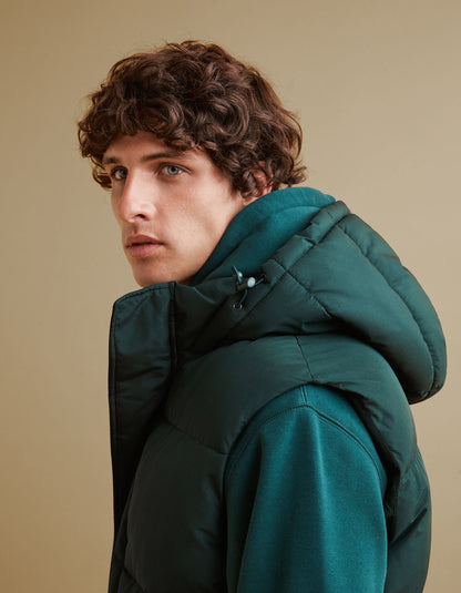 Sleeveless Down Jacket_FUBIANCO_GREEN_05