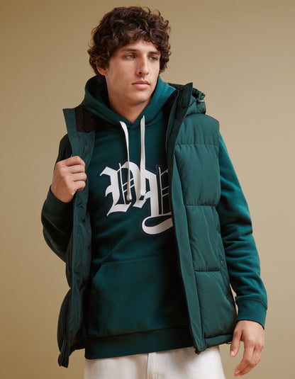 Sleeveless Down Jacket_FUBIANCO_GREEN_07