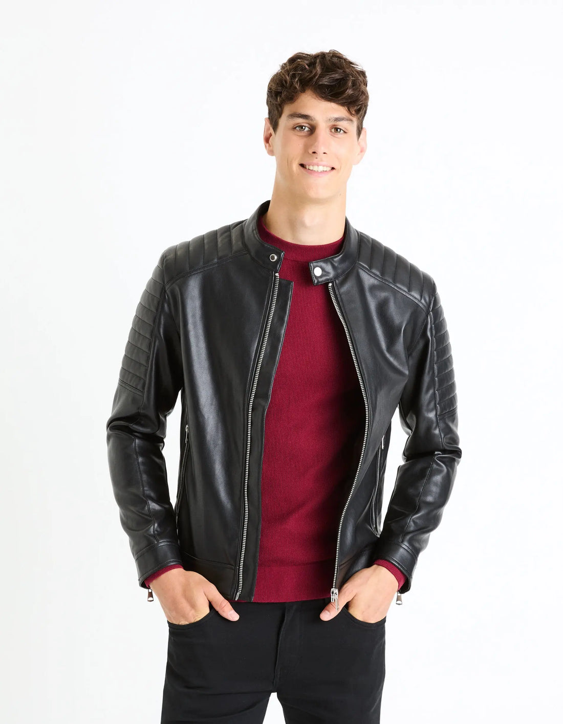 Biker Jacket - Black_FUBIKER_BLACK_01