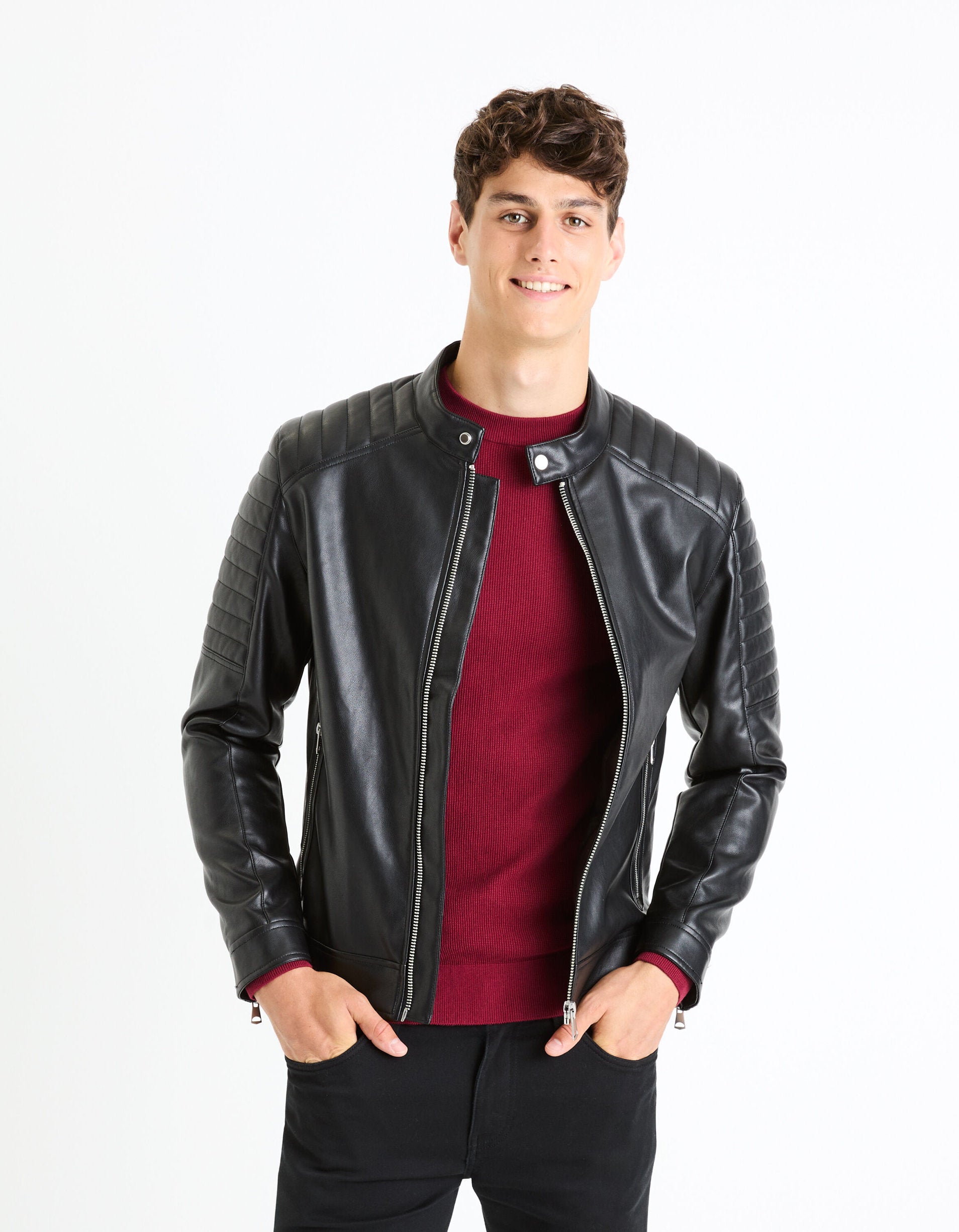 Biker Jacket - Black_FUBIKER_BLACK_01