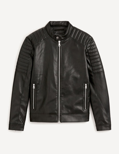 Biker Jacket - Black_FUBIKER_BLACK_02