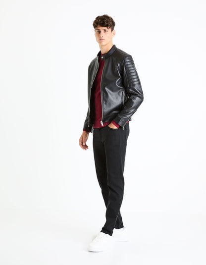 Biker Jacket - Black_FUBIKER_BLACK_03