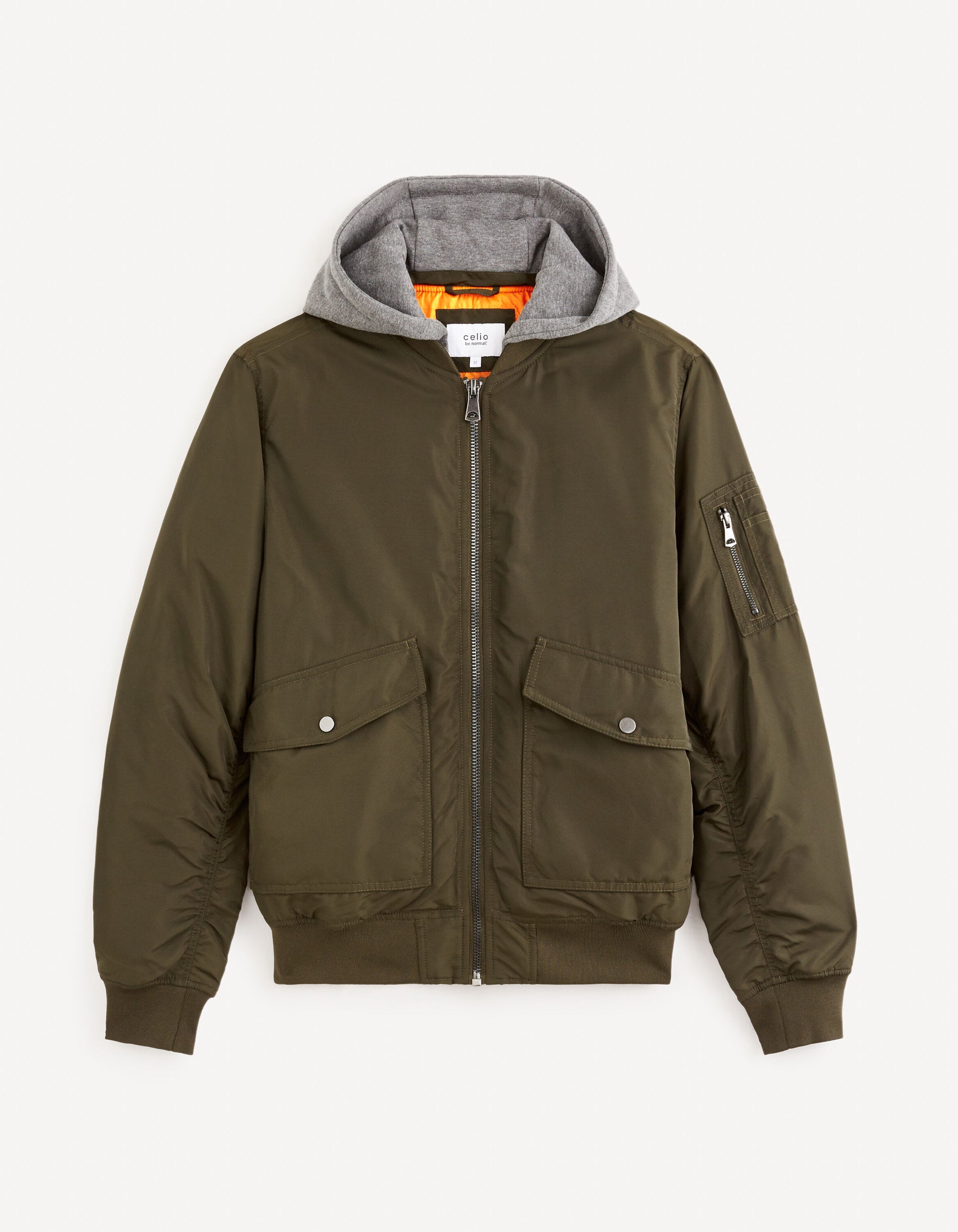 Celio jacket with hood best sale