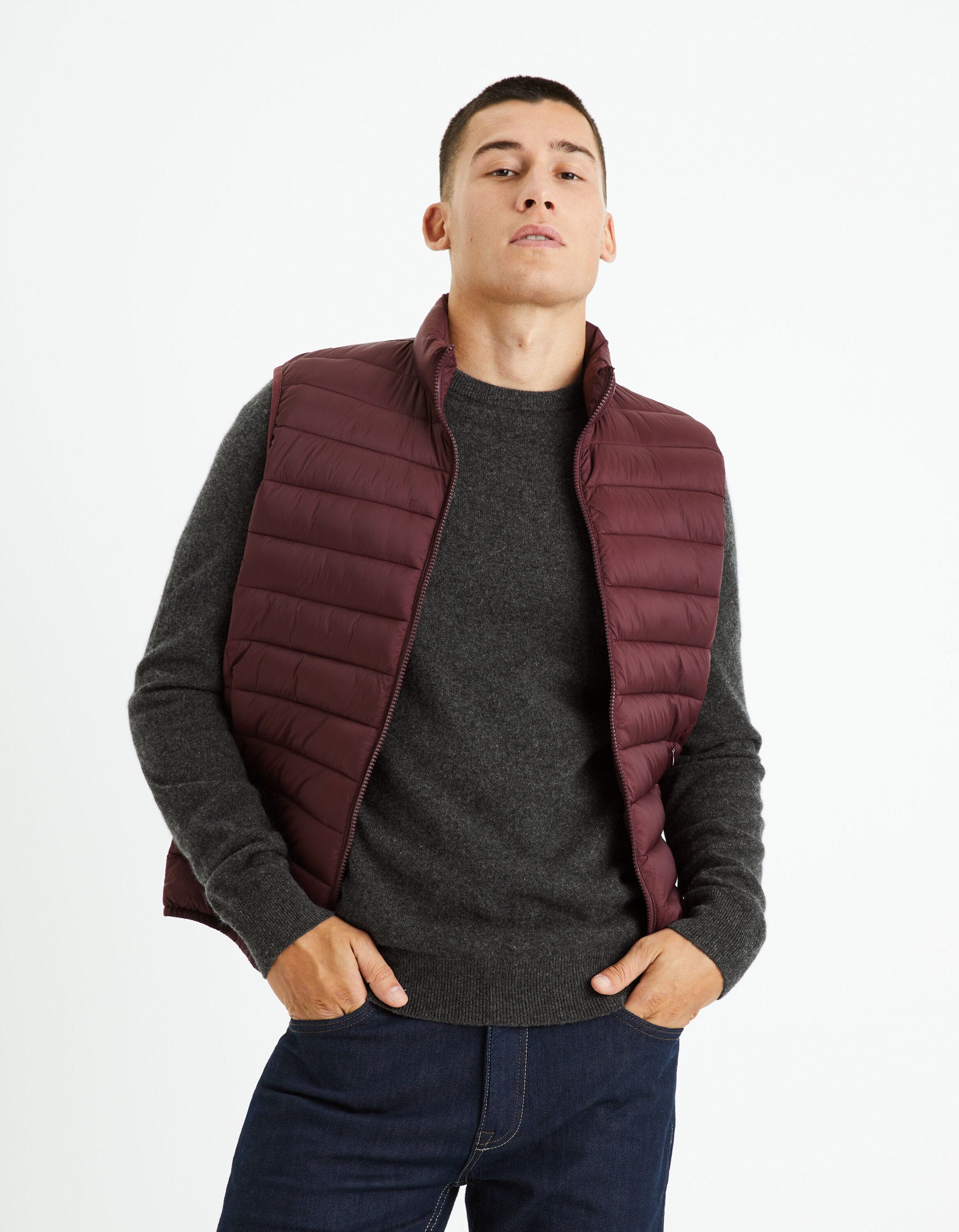Buy Light Sleeveless Down Jacket Celio in Kuwait