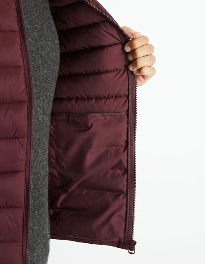 Light Sleeveless Down Jacket_FULOCK_BURGUNDY_05