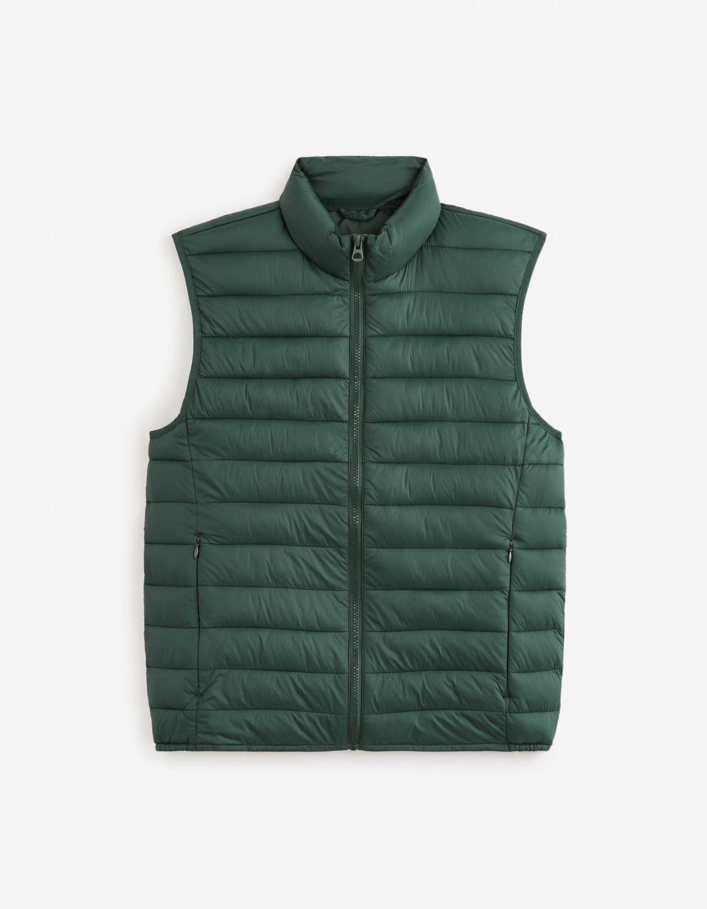 Light Sleeveless Down Jacket_FULOCK_GREEN_02