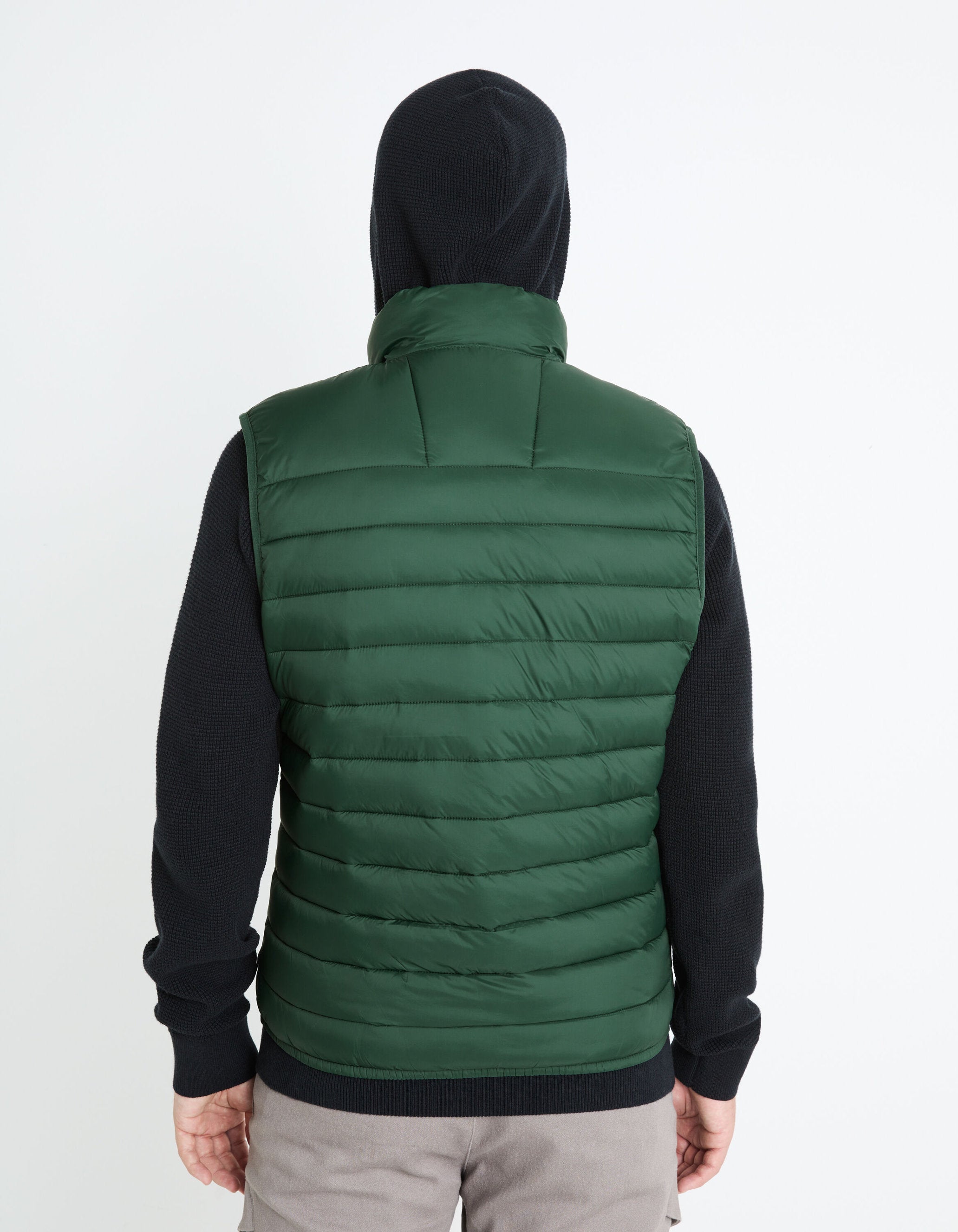 Light Sleeveless Down Jacket_FULOCK_GREEN_04