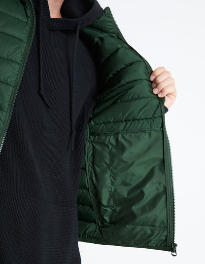 Light Sleeveless Down Jacket_FULOCK_GREEN_05