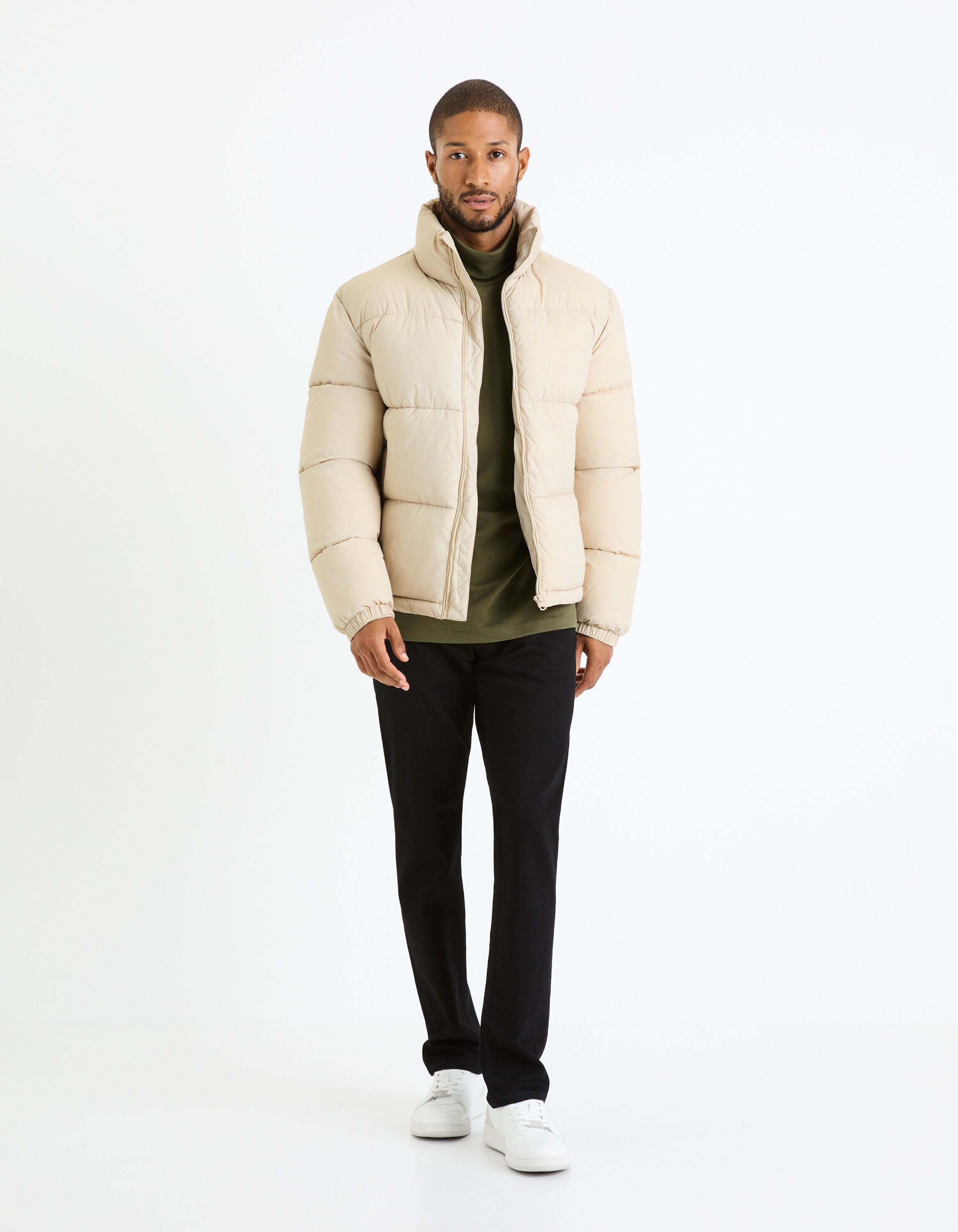 Stand-Up Collar Down Jacket_FUPARIGI_ECRU_03