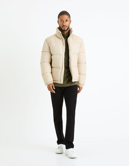 Stand-Up Collar Down Jacket_FUPARIGI_ECRU_03