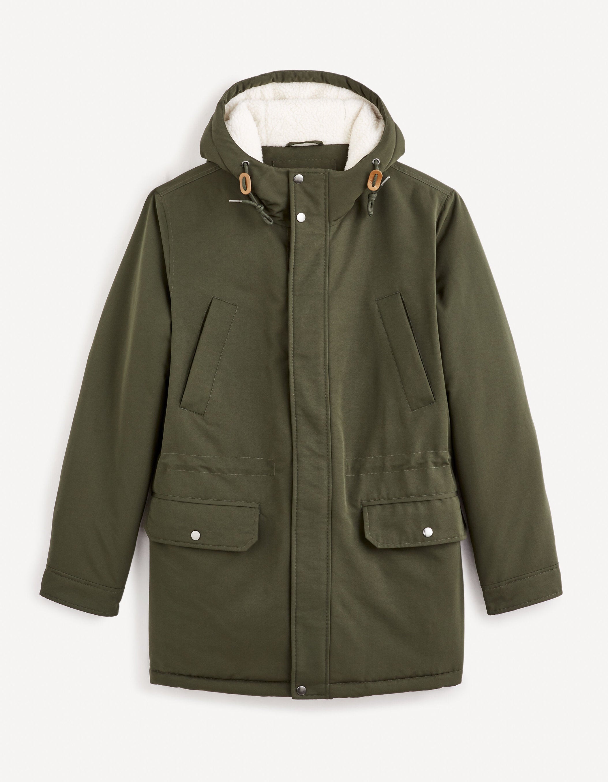 Sherpa-Lined Hooded Parka_FUPARKA_KHAKI_01