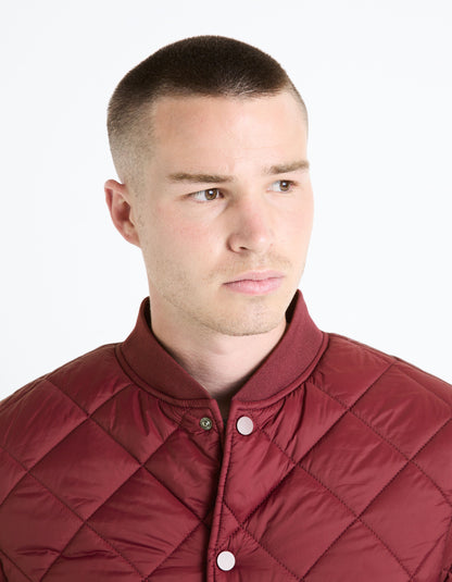Hooded Bomber Jacket_FUQUILTED_BURGUNDY_05