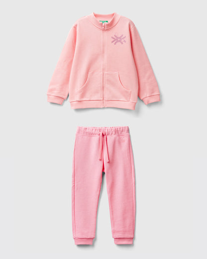 Organic Cotton Zip-Up Sweatshirt Tracksuit_01