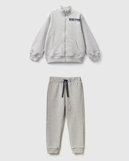 Organic Cotton Zip-Up Sweatshirt Tracksuit_01