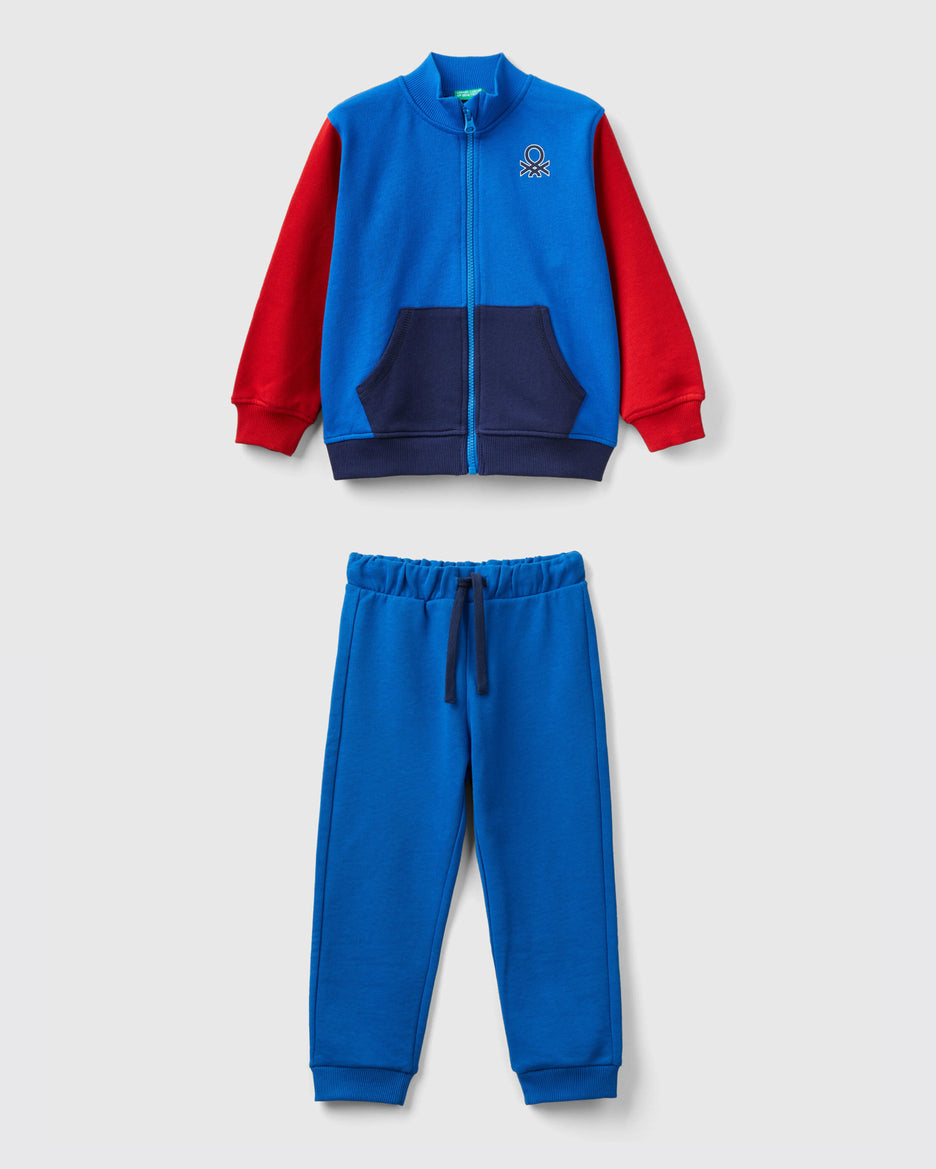 Organic Cotton Zip-Up Sweatshirt Tracksuit_01