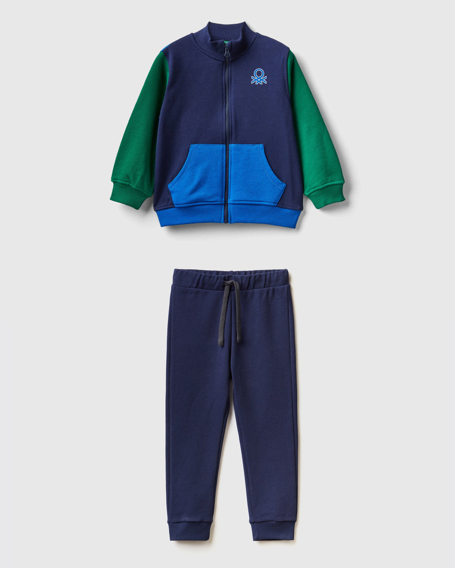 Organic Cotton Zip-Up Sweatshirt Tracksuit_01