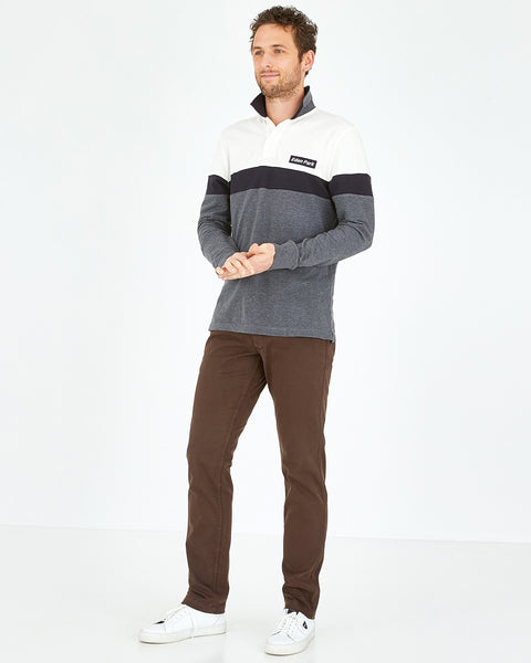 Brown Pantalon Chino Sans Pli Eden Park