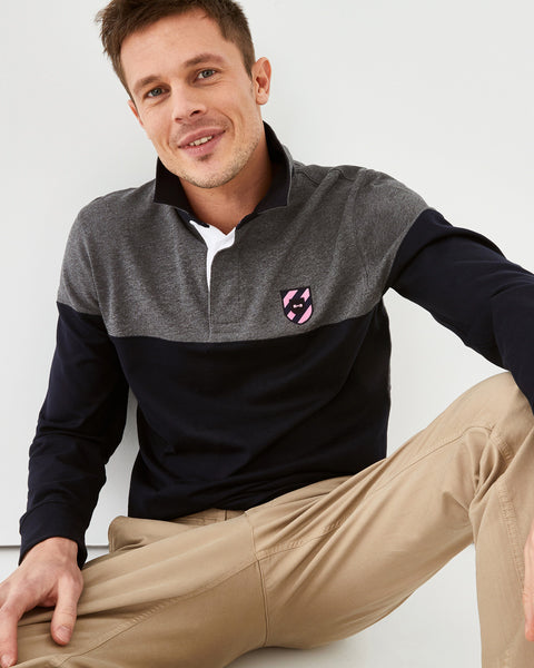 Dark Blue Maillot Manches Longues Eden Park