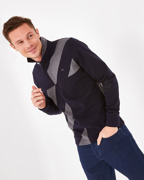 Dark Blue Maillot Manches Longues Eden Park
