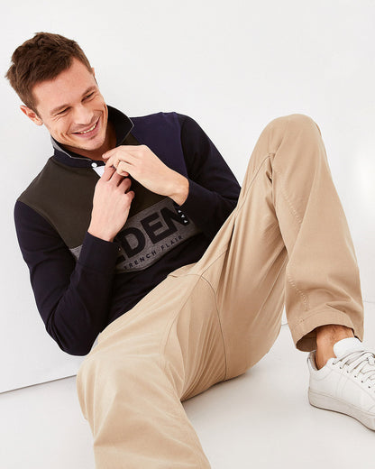 Dark Blue Maillot Manches Longues Eden Park