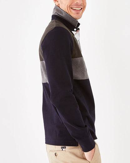 Dark Blue Maillot Manches Longues Eden Park