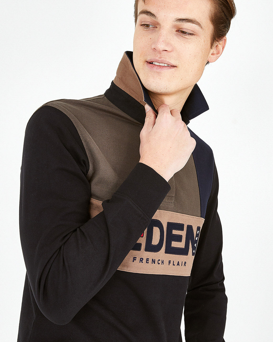 Black Maillot Manches Longues Eden Park