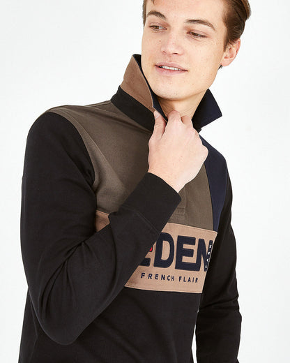 Black Maillot Manches Longues Eden Park