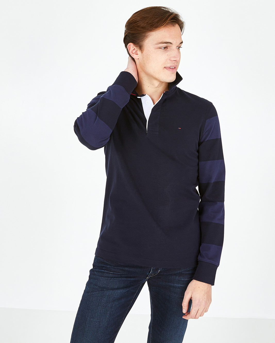 Dark Blue Maillot Manches Longues Eden Park