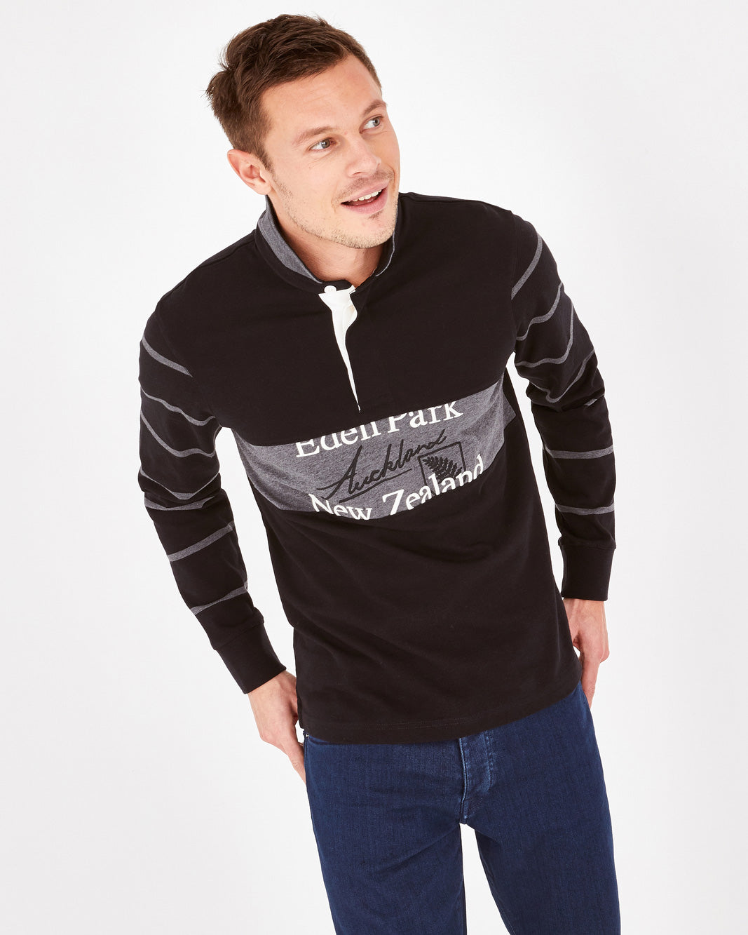 Black Maillot Manches Longues Eden Park