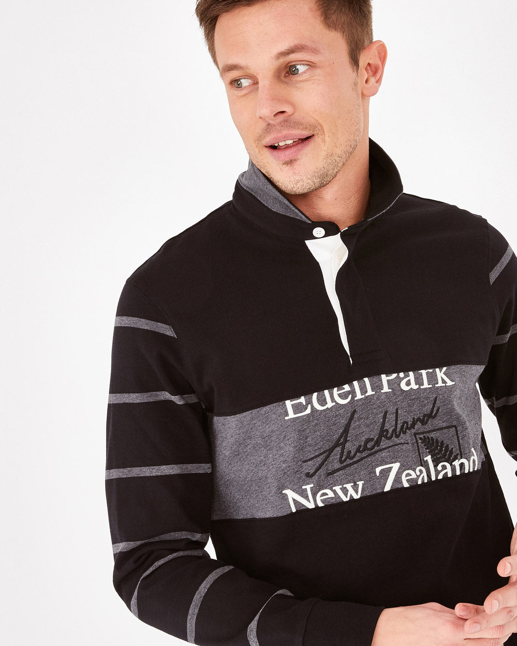 Black Maillot Manches Longues Eden Park