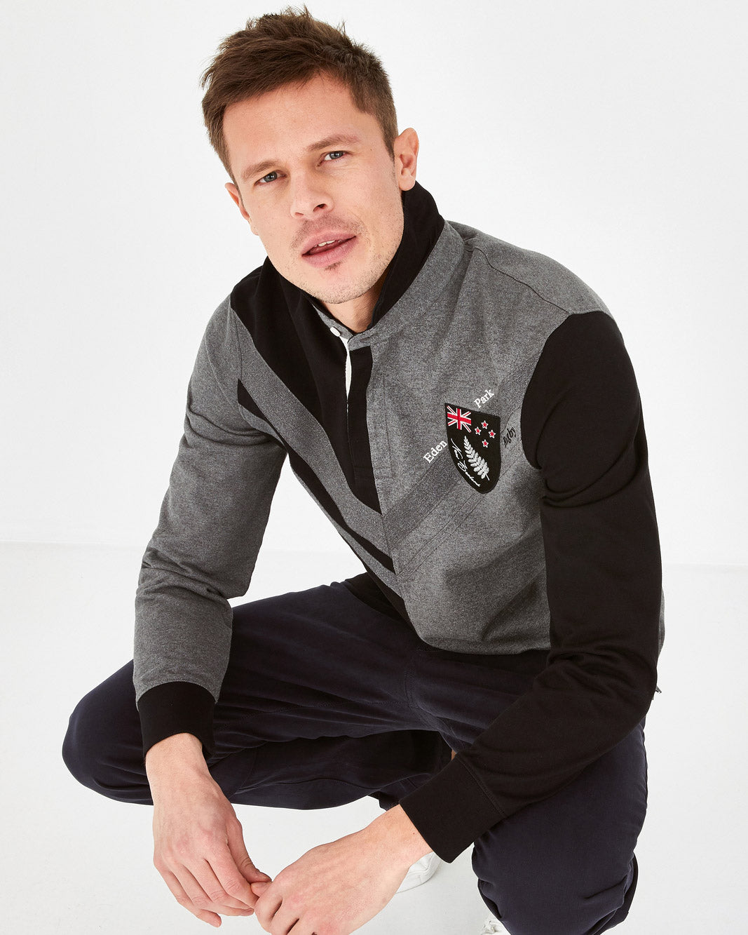 Black Maillot Manches Longues Eden Park