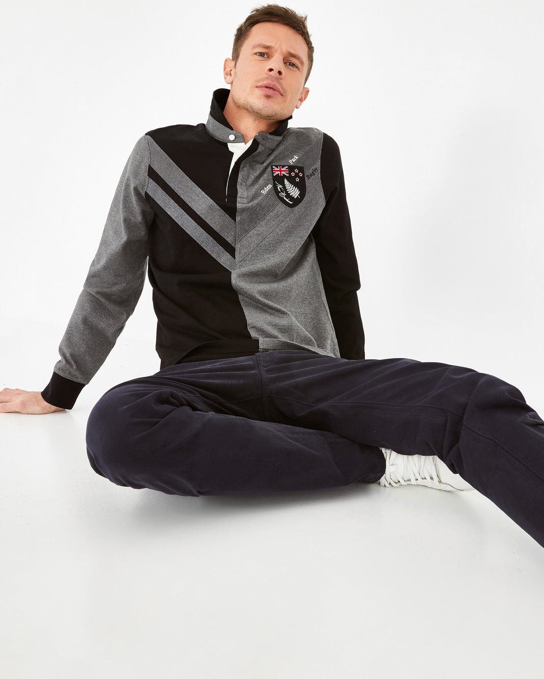 Black Maillot Manches Longues Eden Park