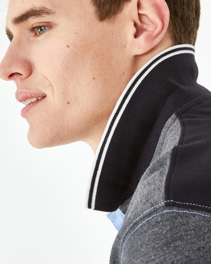 Light Blue Polo Manches Longues Eden Park