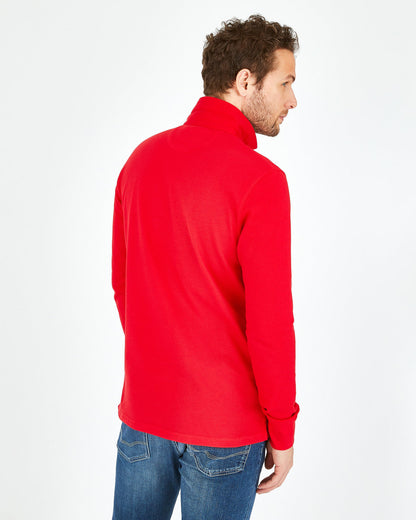 Red Polo Manches Longues Eden Park