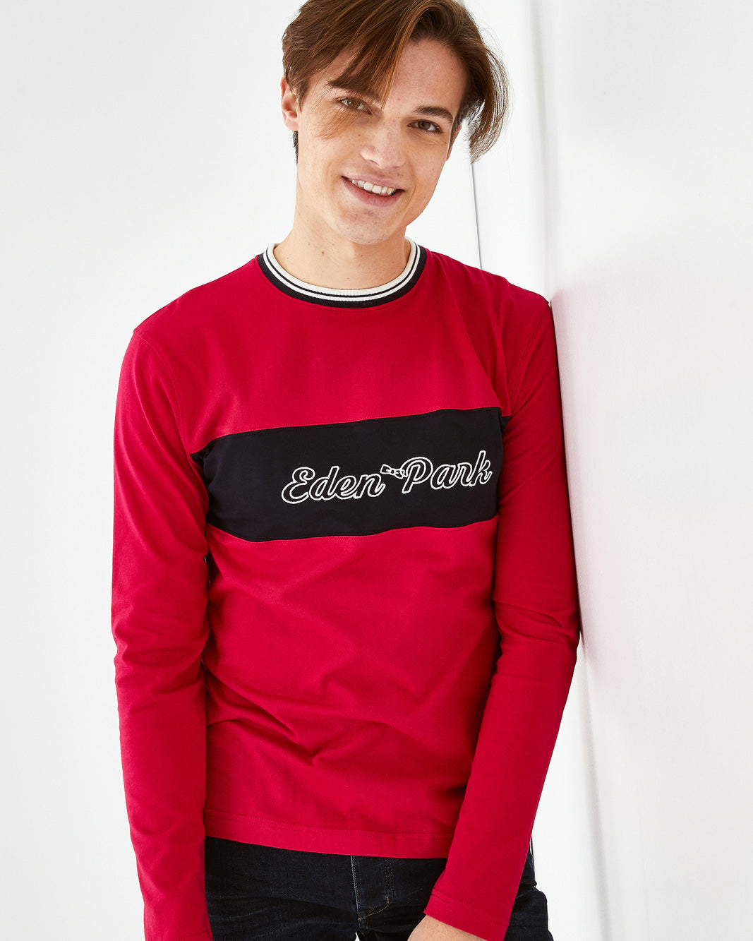 Red T-Shirt Manches Longues Eden Park