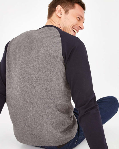 Dark Grey T-Shirt Manches Longues Eden Park