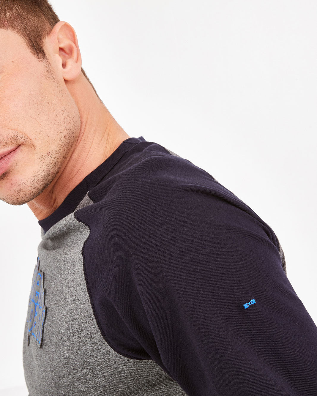 Dark Grey T-Shirt Manches Longues Eden Park